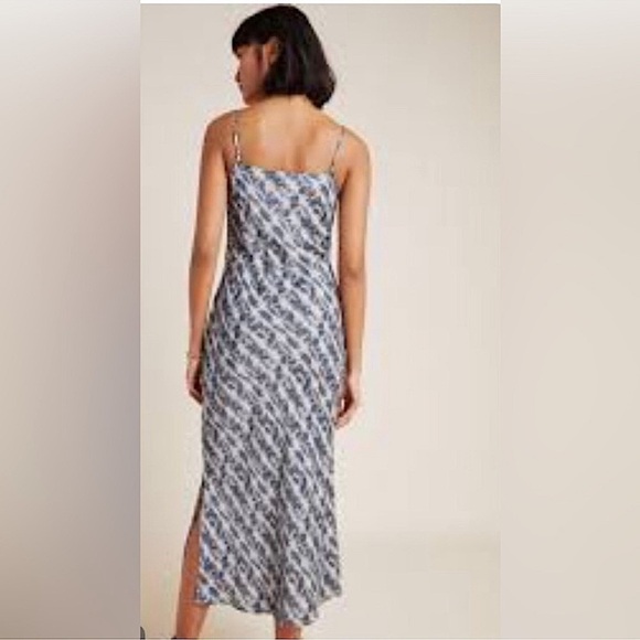 Anthropologie The Elyse Slip maxi Dress XS Versatile Boho Grunge Y2K Satin silky - Picture 9 of 12
